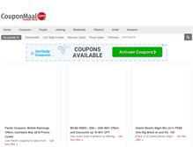 Tablet Screenshot of couponmaal.com